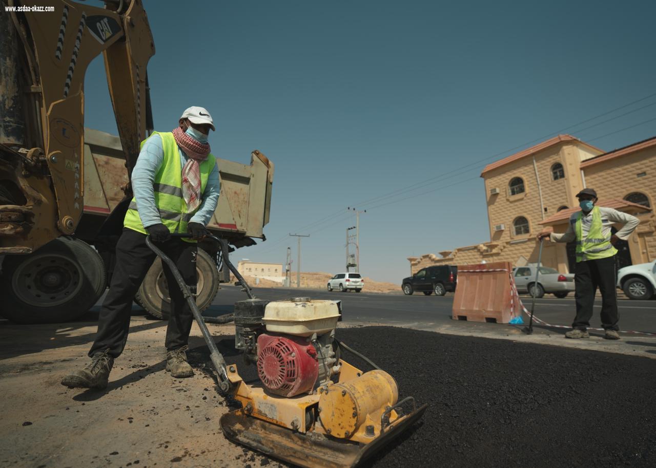 أمانة الجوف تنفذ حزمة من أعمال الصيانة والإصلاحات في شوارع وأحياء مدن المنطقة لتحسين المشهد الحضري 