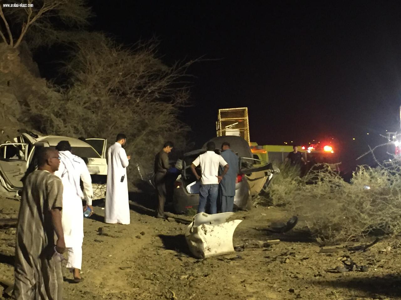 هلال الباحة يسعف وينقل خمس اصابات إلى مستشفي المخواة العام لاكمال العلاج 