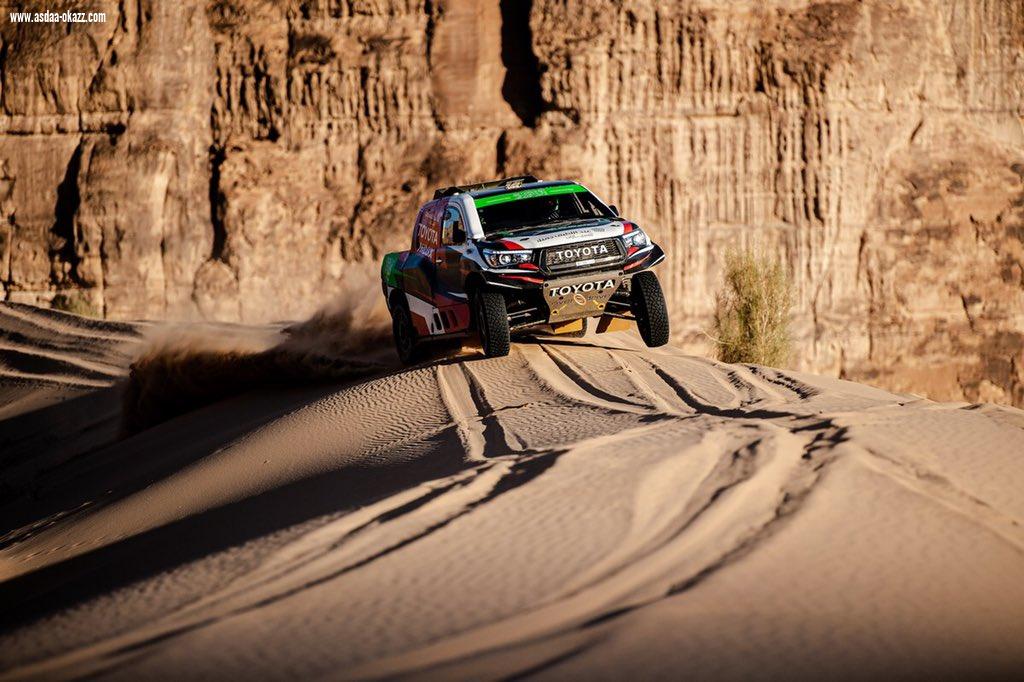 بعد سلسلة من الحوادث، والأعطال، والإصابات،والانسحابات،يزيد الراجحي بطلا لرالي العلا نيوم