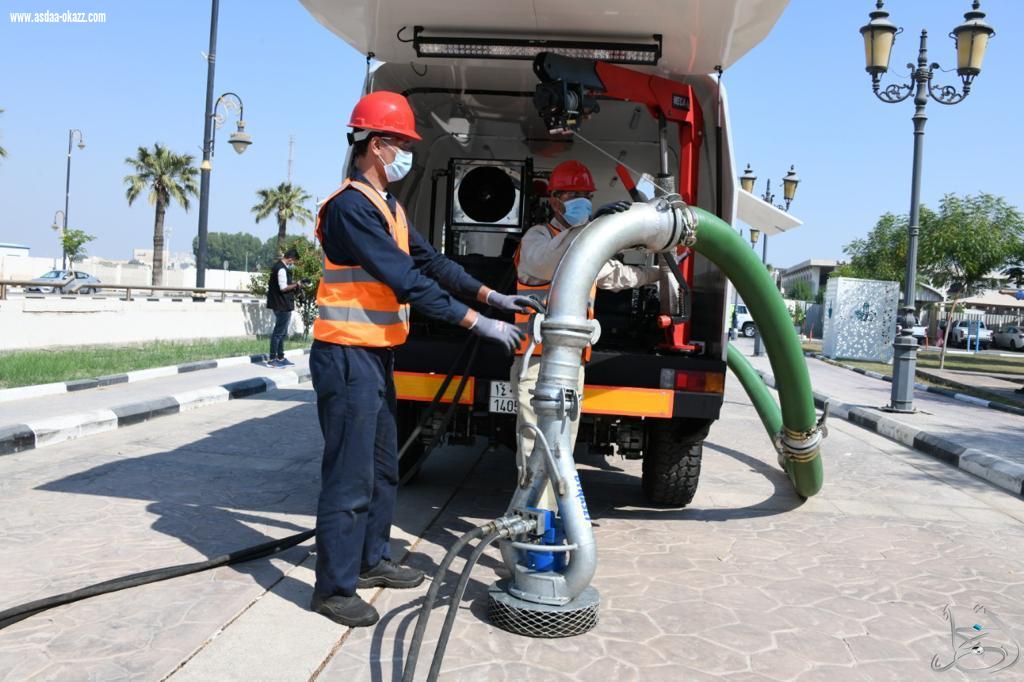 أمانة الشرقية تستخدم 3 تقنيات جديدة لنزح الأمطار و ردم الحفر ومراقبة ومعالجة الطرق