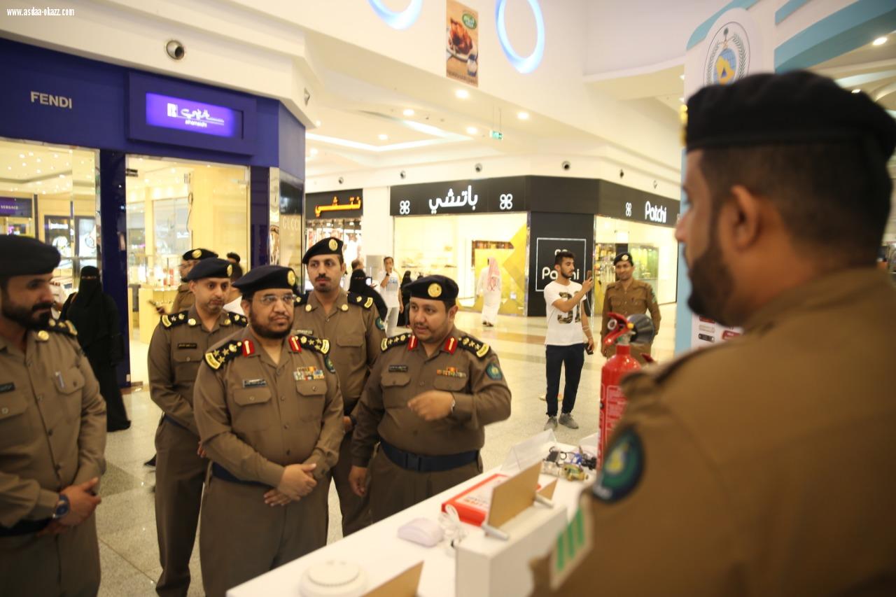 مدني جازان يدشن معرض توعوي تحت شعار الوقاية هي الغاية بمجمع كادي مول