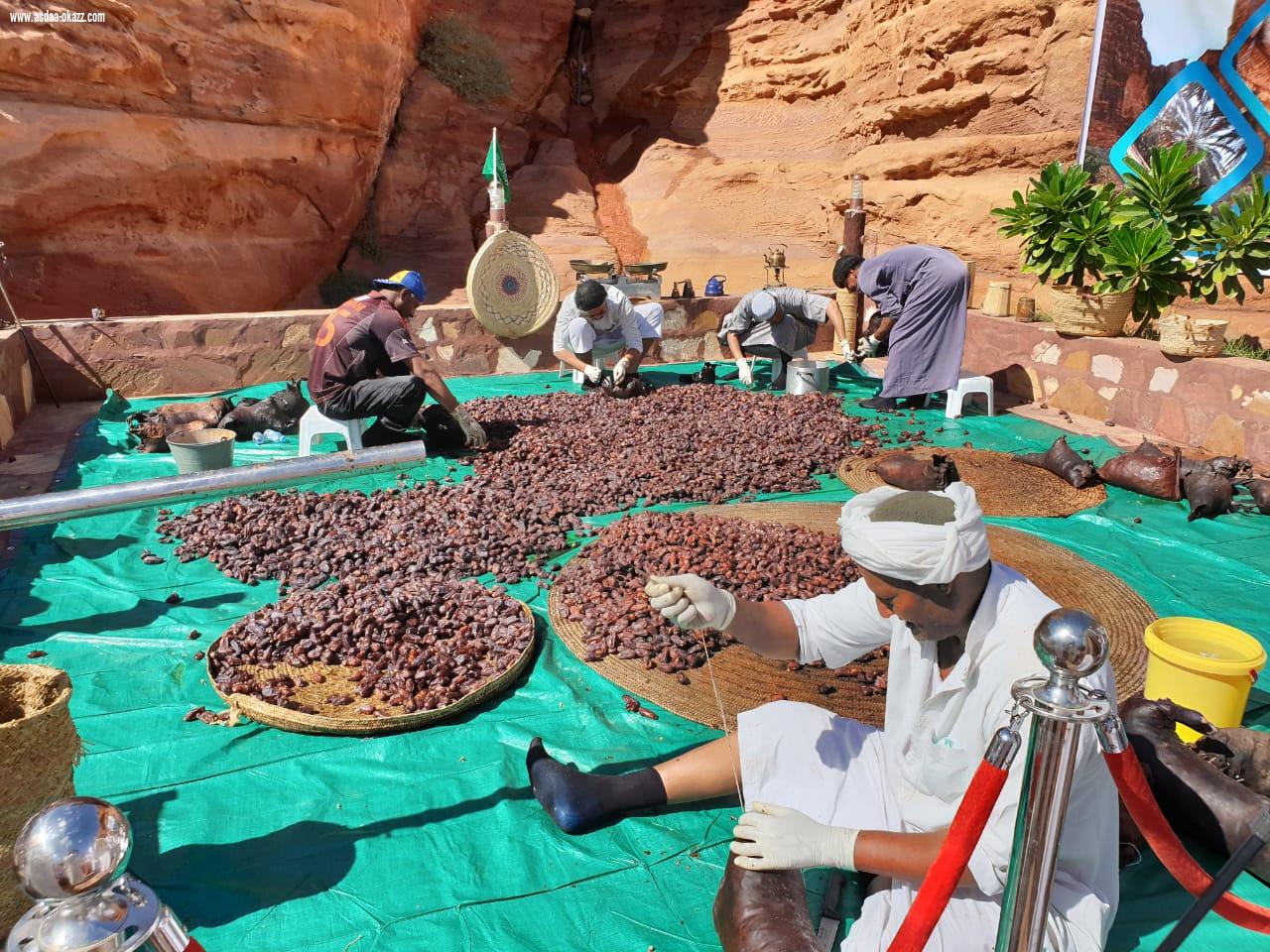 أهالي العلا على موعد مع ظهيرة سبت ساخنة في مهرجان تمور الشنة والمجلاد