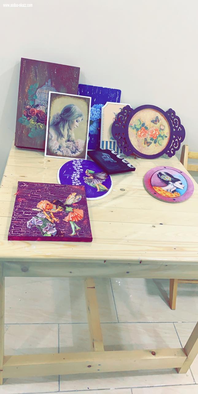 فريق همسات الثقافي بالإحساء ينفذ ورشة فنية في فن الأعمال اليدوية
