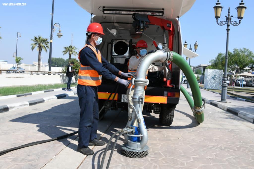 أمانة الشرقية تستخدم 3 تقنيات جديدة لنزح الأمطار و ردم الحفر ومراقبة ومعالجة الطرق وتحسين المشهد الحضري