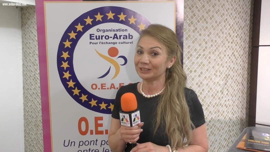 بأسم سمو الشيخه نوال الحمود الصباح .. الشاعرة والأديبة الأستاذة وئام السوادي تشارك في فعاليات المؤتمر العربي الأوروبي للسلام والذي أقيم وسط العاصمة البلجيكية بروكسل