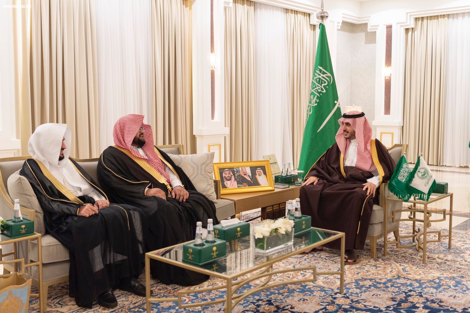 أمير الجوف يستقبل في مكتبه بالإمارة فضيلة رئيس محكمة التنفيذ بسكاكا المكلف حديثاً