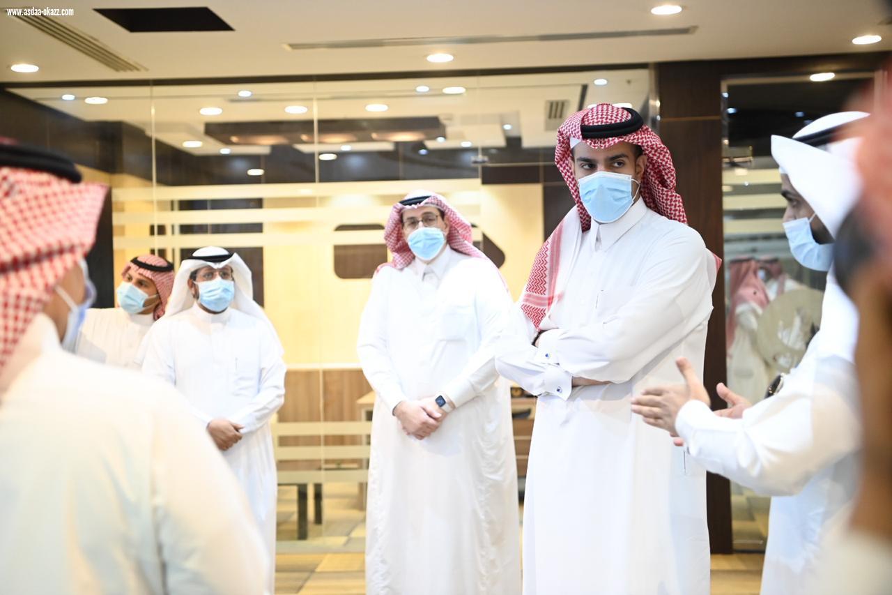 سمو أمين منطقة الرياض يتفقّد سير العمل في مركزَي 