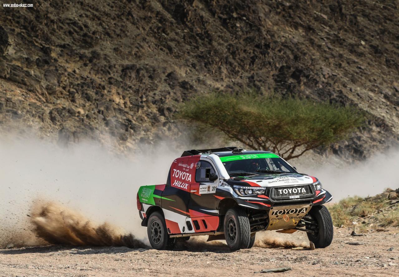 المرحلة الثالثة لرالي العلا نيوم تدخل منعطفا ساخنا من الإثارة بانسحاب القاسمي،وتصدر بن سعيدان! 