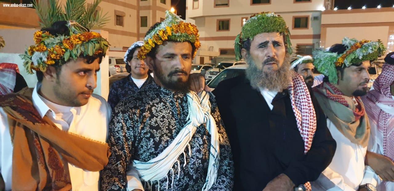 الرقصات الشعبية تزف نايف المصغري بقصر ابها جراند بعسير 