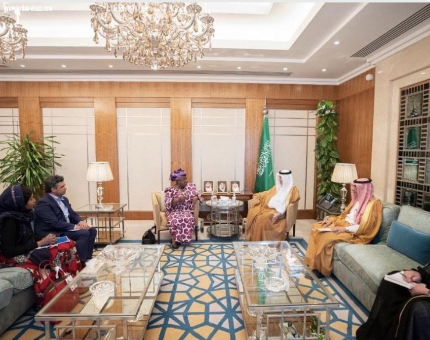 وزير الخارجية يستقبل وزيرة مالية نيجيريا سابقاً رئيسة منظمة التحالف العالمي للقاحات