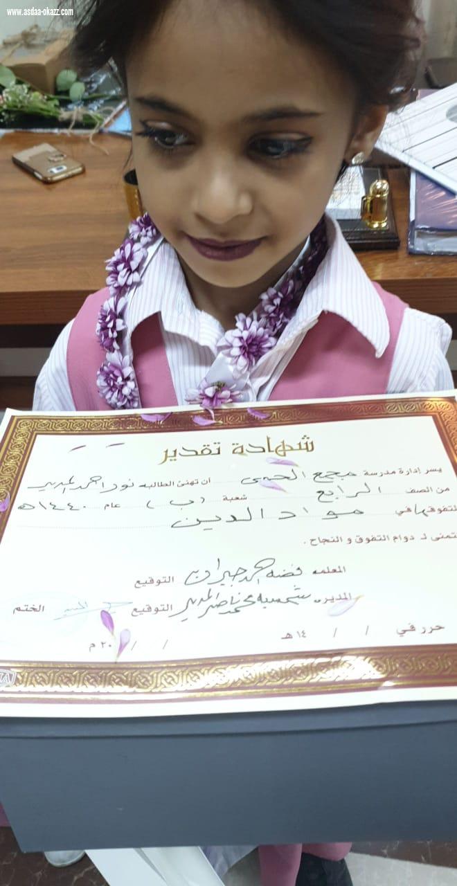 الكاتب احمد المدير يهني ابنتاه ضي ونور على تفوقهن الدراسي ونجاحهما لهذا العام