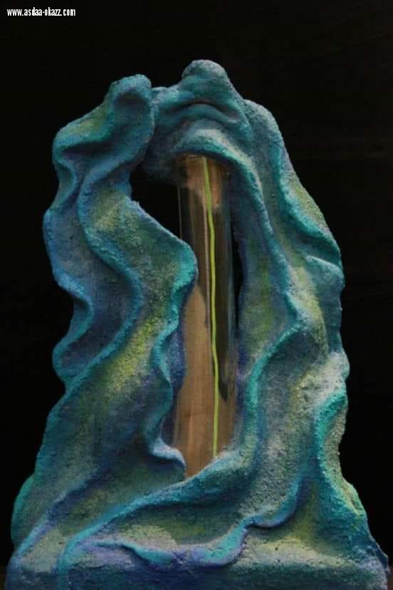 التشكيلية منال باحنشل صاحبة مبادرات فنية وذات أفكار خلاقه وفنانه   مبدعة