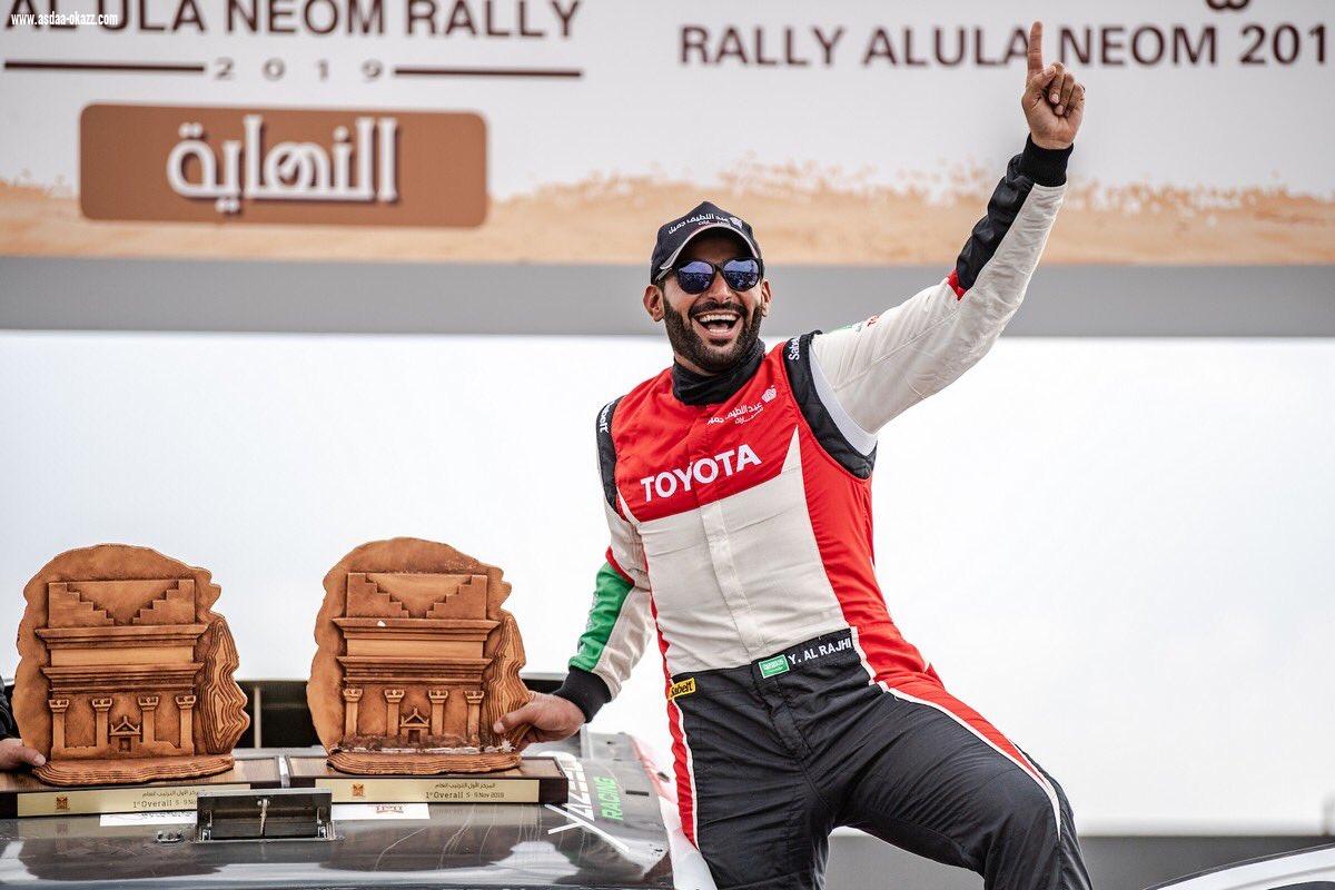 بعد سلسلة من الحوادث، والأعطال، والإصابات،والانسحابات،يزيد الراجحي بطلا لرالي العلا نيوم