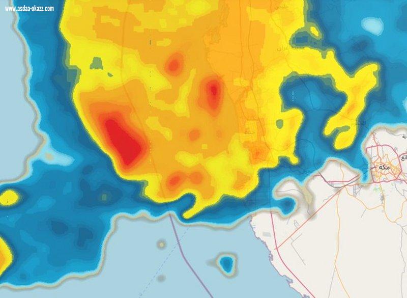 جدة تتأثر بأولى الحالات المطرية: تستمر حتى نهار الاثنين