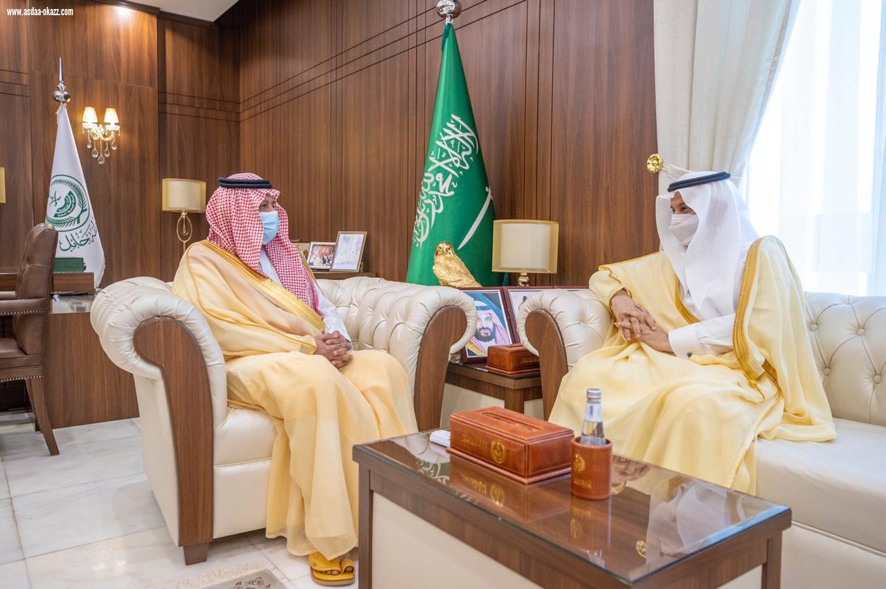 سمو أمير حائل يستقبل وزير البيئة والمياه والزراعة ‏