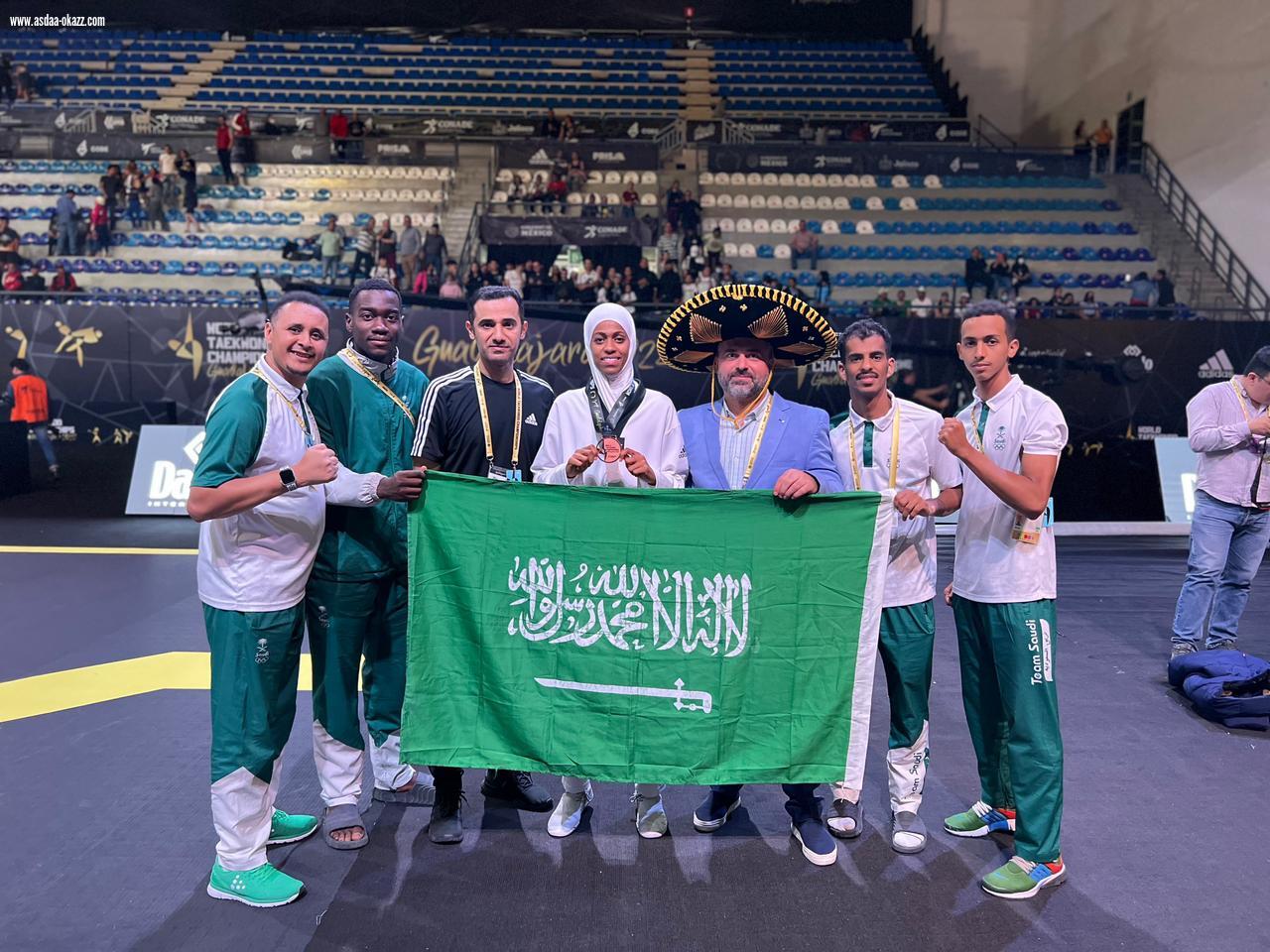 في أول إنجاز سعودي على صعيد اللعبة دنيا تضئ العالم  ببرونزية التايكوندو