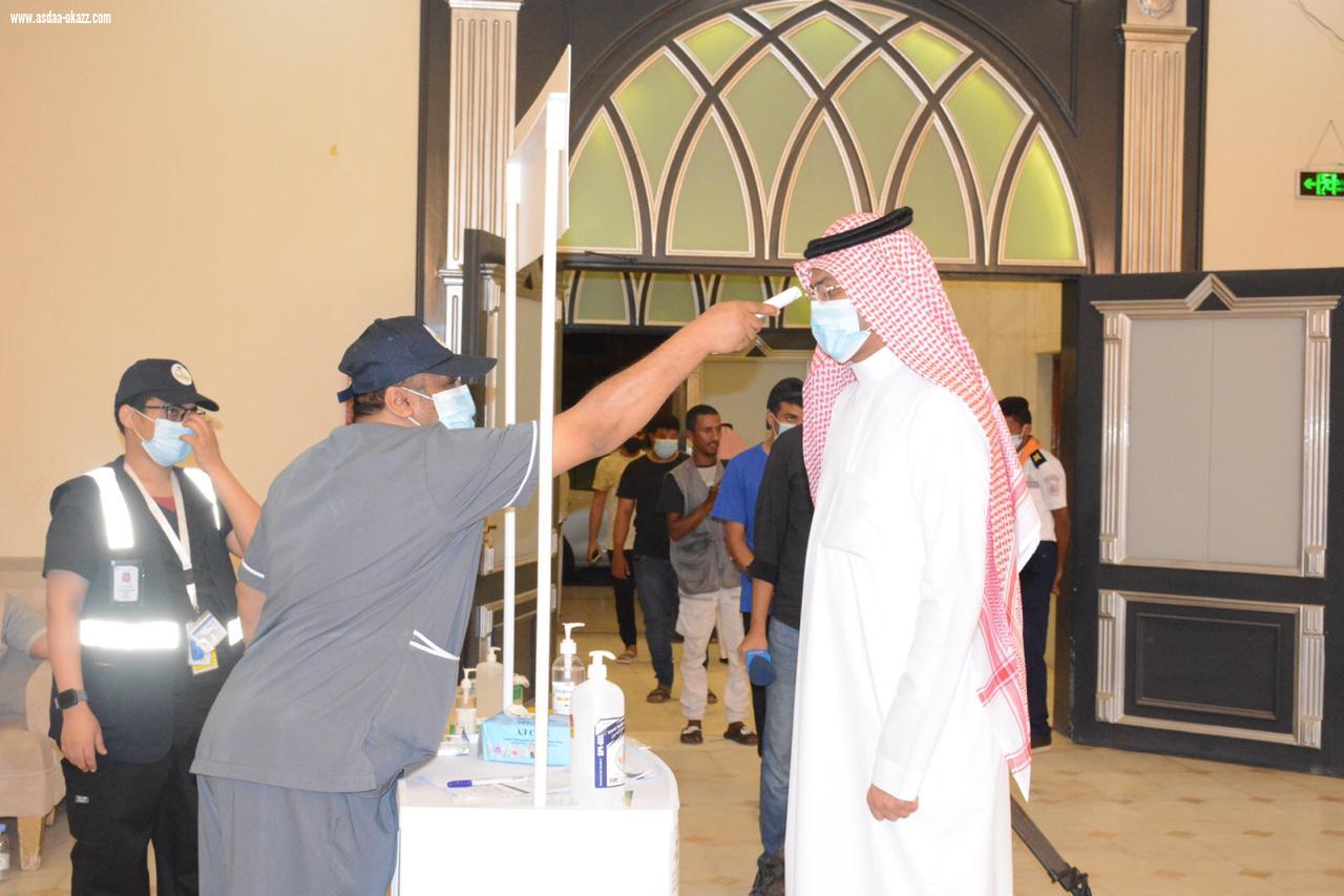 طبقت خلالها كافة الاحترازات الوقائية 504 متبرعاً في ختام حملة التبرع بالدم بنادي حطين الرياضي بمحافظة صامطة