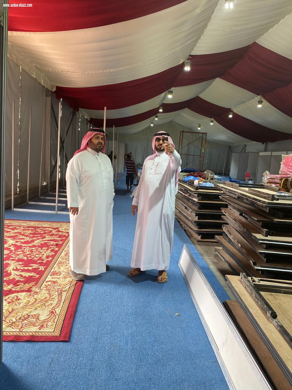 محافظ الداير يقف على آخر الاستعدادات لمهرجان البن السابع