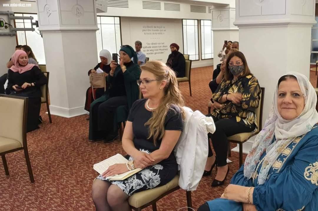 بأسم سمو الشيخه نوال الحمود الصباح .. الشاعرة والأديبة الأستاذة وئام السوادي تشارك في فعاليات المؤتمر العربي الأوروبي للسلام والذي أقيم وسط العاصمة البلجيكية بروكسل