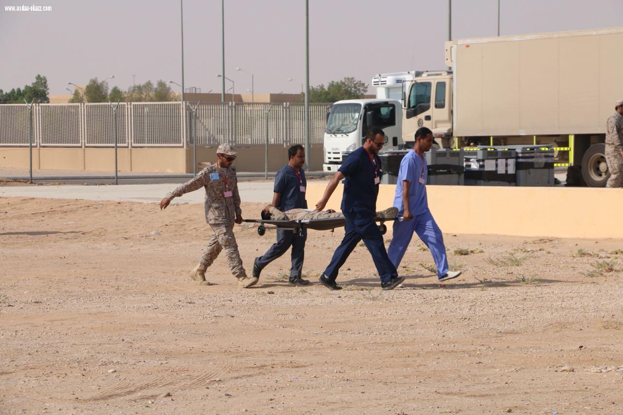 صحة الرياض تشارك بفريق طبي في تمرين درع الوقاية ٢
