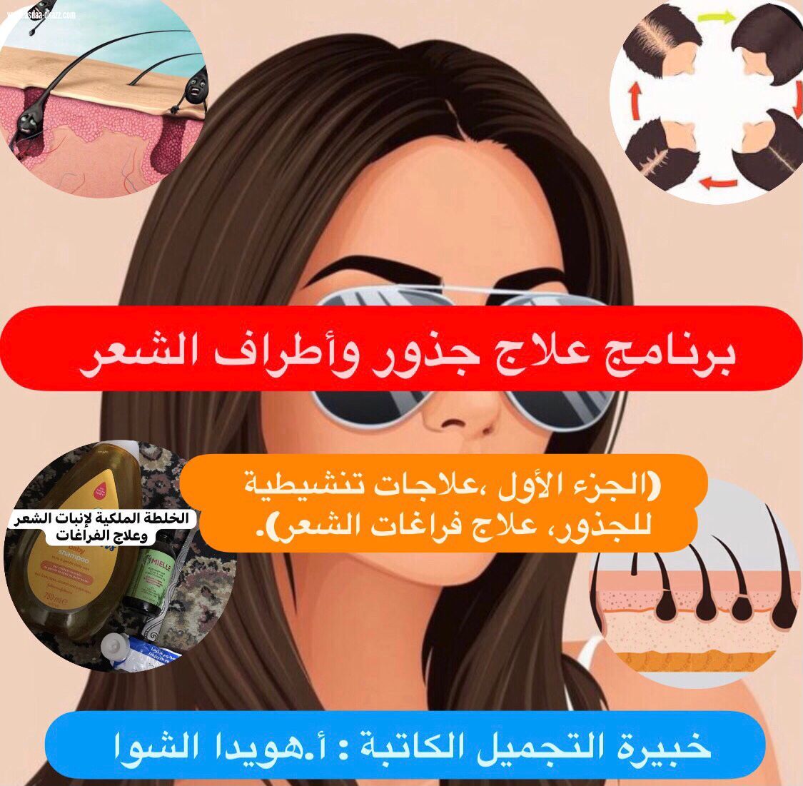 برنامج علاج جذور وأطراف الشعر ، الجزء الاول 