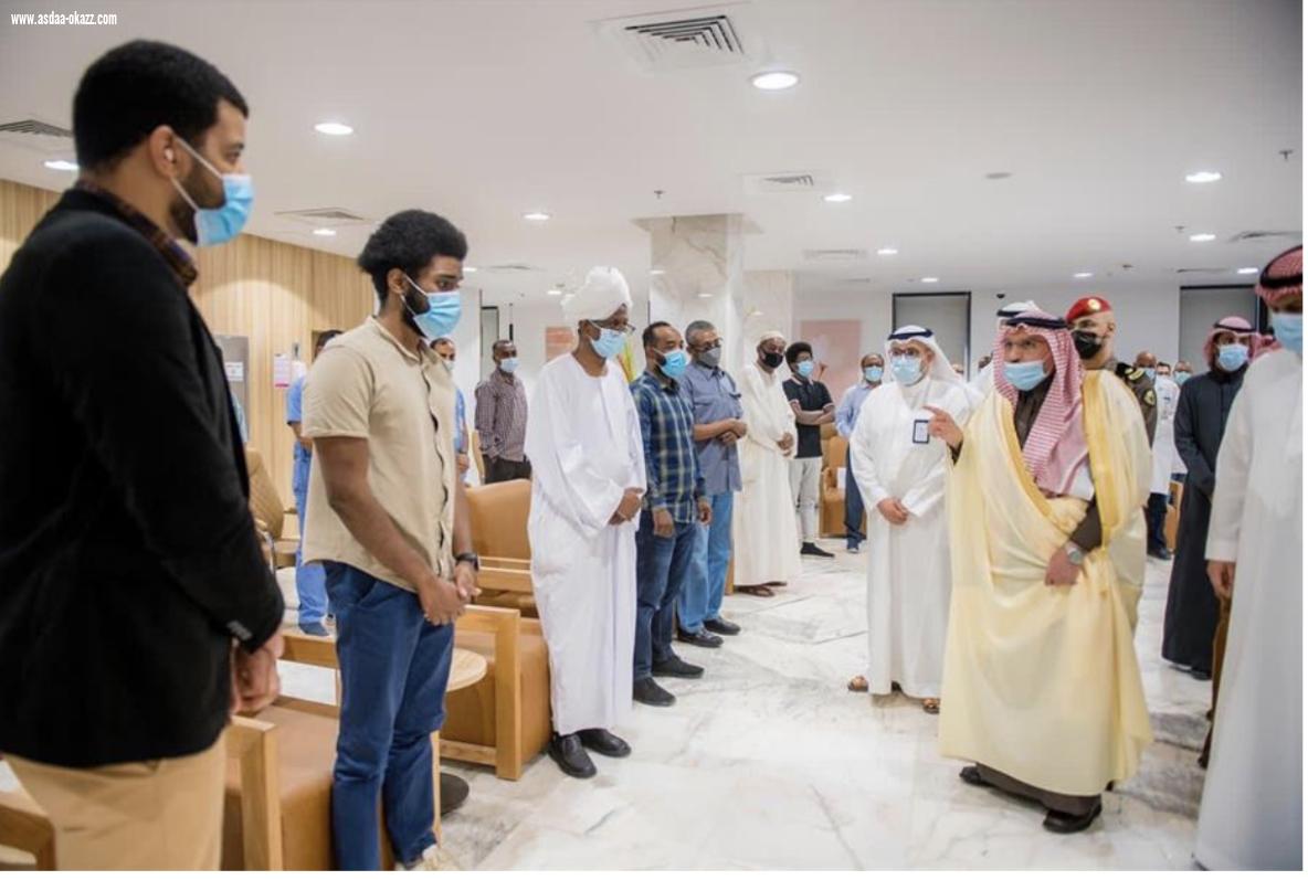 أمير القصيم يقدم العزاء في وفاة طبيب سوداني