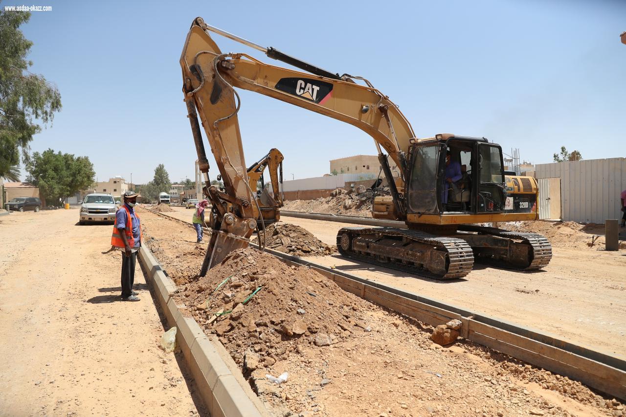 أمانة الجوف تواصل تنفيذ أعمال مشروع طريق الأمير سلطان السديري