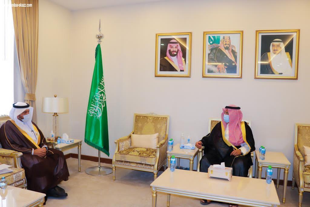 سمو محافظ حفر الباطن يستقبل رئيس جامعة حفر الباطن