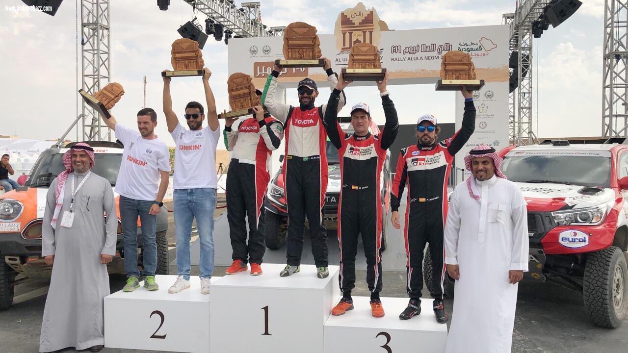 بعد سلسلة من الحوادث، والأعطال، والإصابات،والانسحابات،يزيد الراجحي بطلا لرالي العلا نيوم