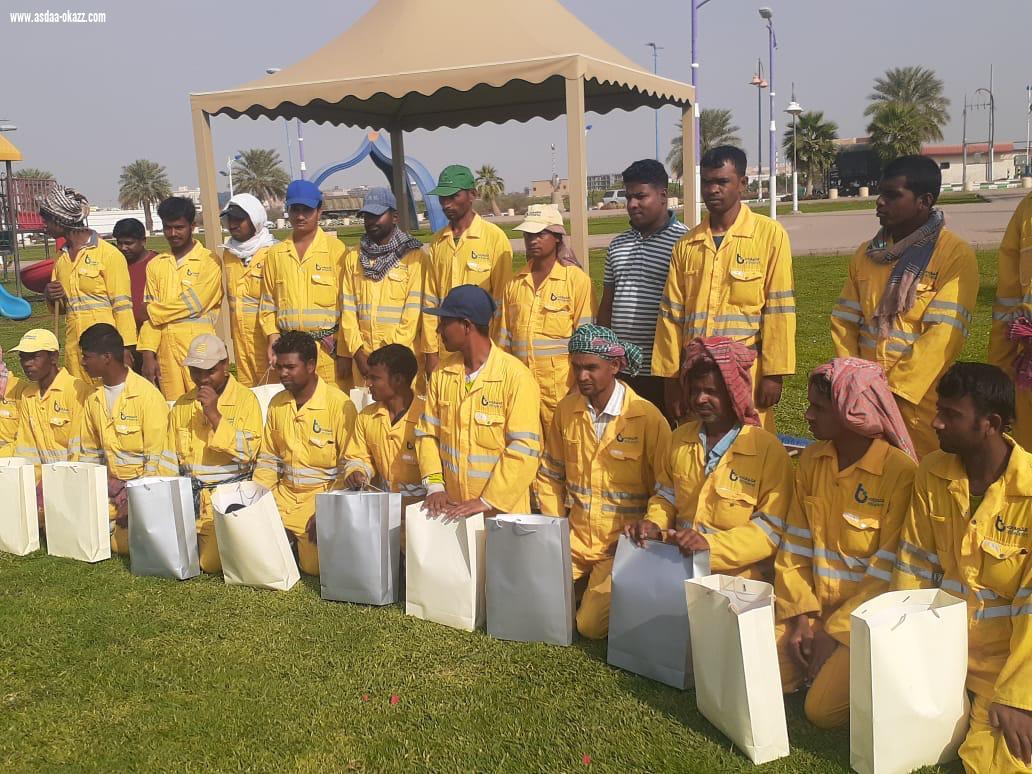 فريق إحسان التطوعي بصبيا ينفذ مبادرة تستهدف 50 عاملًا للنظافة 