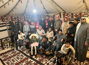 مخيم شتوي  يجمع لأجلهم والشامل بذوي الإعاقة