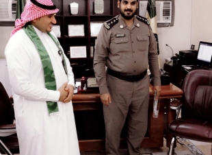 وفد متوسطة العيدابي يزور مركز الدفاع المدني بمناسبة اليوم الوطني 89