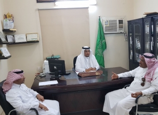 زيارة مدير التعليم الأهلي الاستاذ حسن خردلي والمشرف التربوي الأستاذ علي ابوطالب لمدرسة ثانوية أجياد التميز الأهلية 