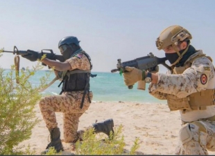استمرار مناورات تمرين ( الفلك 4 ) بين القوات البحرية الملكية السعودية والقوات البحرية السودانية
