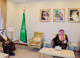 سمو محافظ حفر الباطن يستقبل رئيس جامعة حفر الباطن