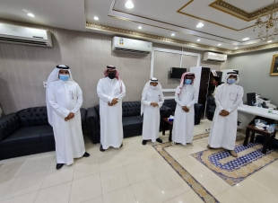 محافظ جزر فرسان يستقبل إعلاميو المحافظة 