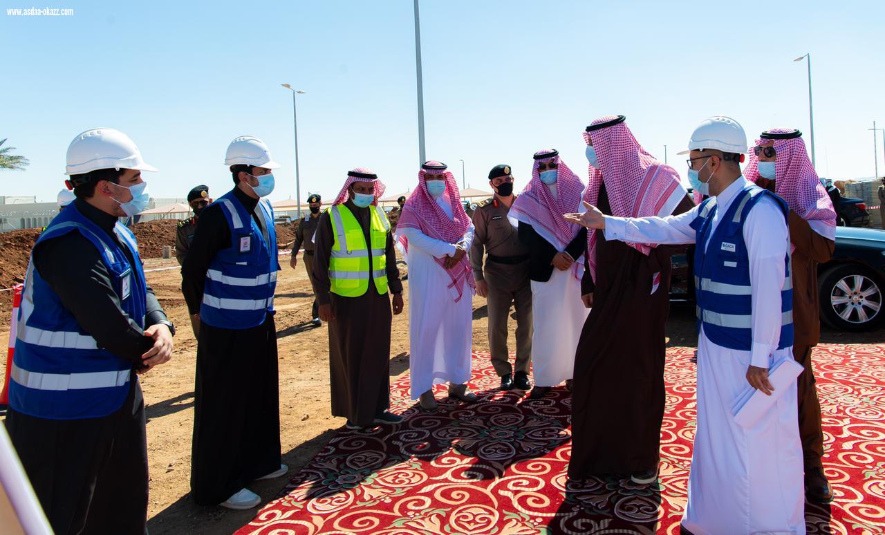 بعد انطلاق مشروع تطوير مطار الملك سعود ومضاعفة طاقته الى مليون مسافر في 2022 وبتكلفة 367 مليون ريال .. *سمو أمير منطقة الباحة يقف على اعمال مشروع تطوير مطار الملك سعود*