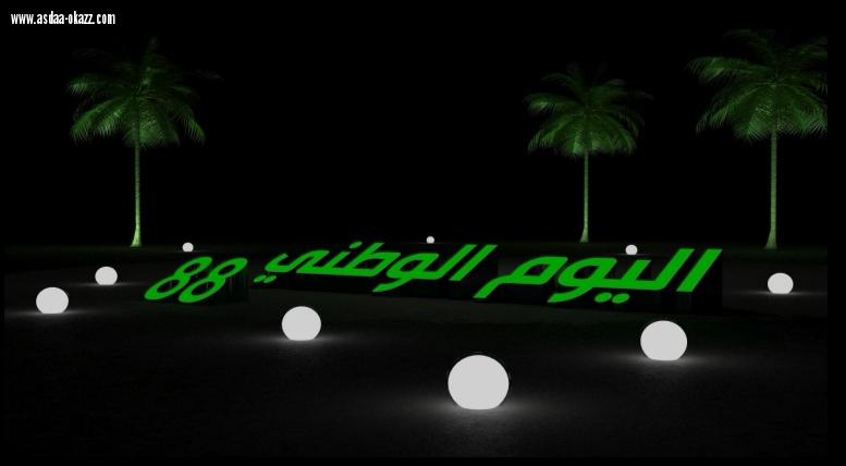 سماء الرياض تتزيّن بأكثر من 5 آلاف علم أخضر احتفاءً باليوم الوطني الـ88