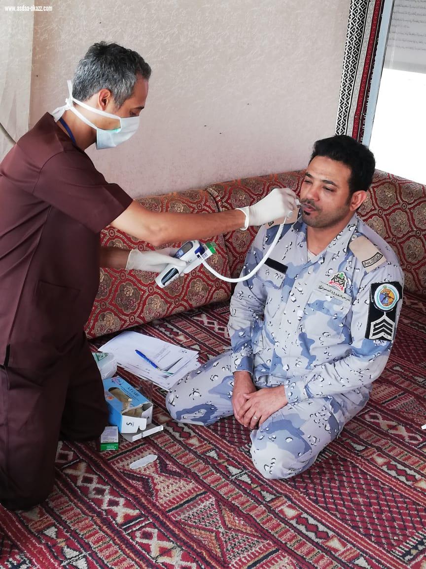 مبادرة مركز الرعاية الاولية بالسارة لمواجهة فيروس كورونا فحص المرابطين بالحد الجنوبي 