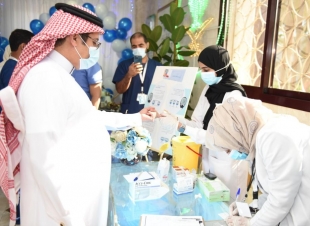 بمشاركة 5 إدارات بهدف توعية العاملين مجمع إرادة بالدمام يفعًل اليوم العالمي للسكر ي للتوعية والتثقيف  بطرق الوقاية من الإصابة